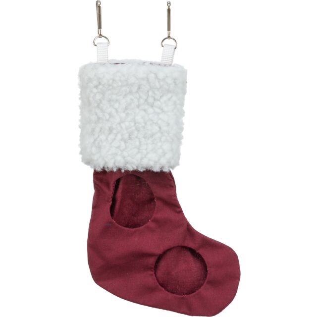 Trixie Christmas Stocking, holds Hay etc for Small Animals
