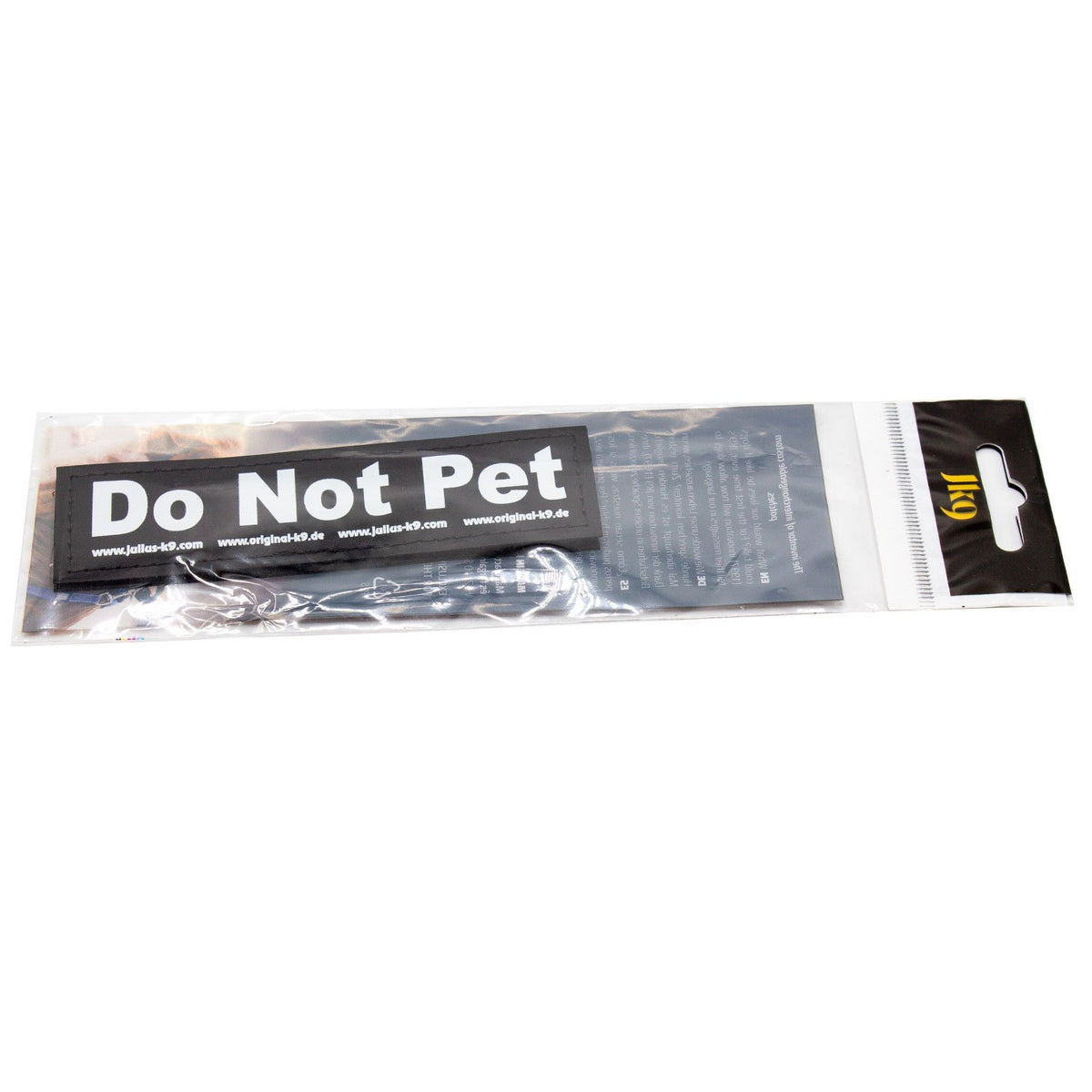 Julius-K9 DO NOT PET Small Reflective Patch 1 Pair