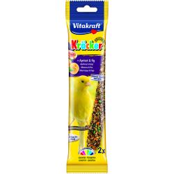 Vitakraft Canary Stick Fruit (Apricot) 58g. 2 pack