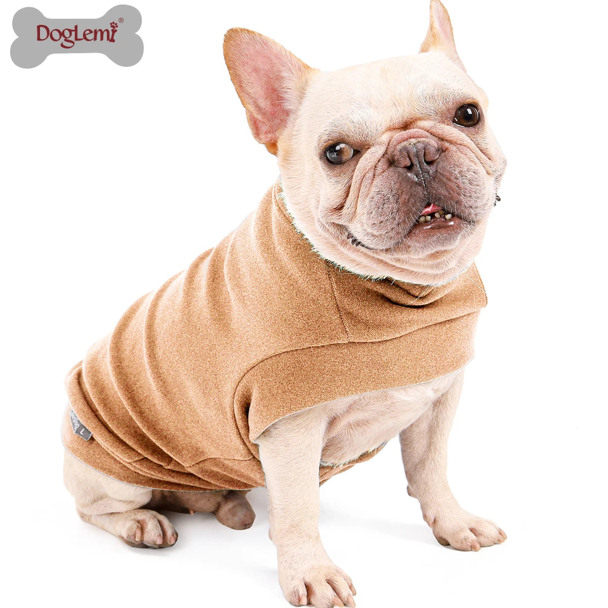 CLEARANCE Doglemi Dog Jumper light brown S Pets Stuff Online