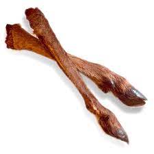 Burns Dog Treats Deer Leg with Fur