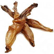 Burns Dog Treats Rabbit Ears With/Without Fur