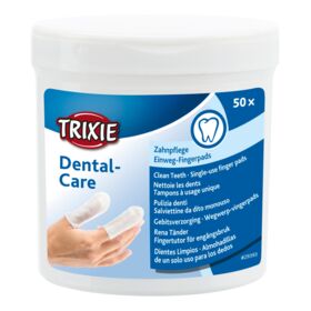 Trixie Dental Care Finger Wipes For Dogs/Cats & Small Animals. 50 Pack