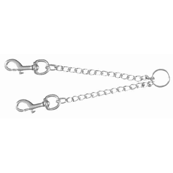 Trixie Twin Chain Coupler for Dogs XS–M: 42 cm/2.0 mm