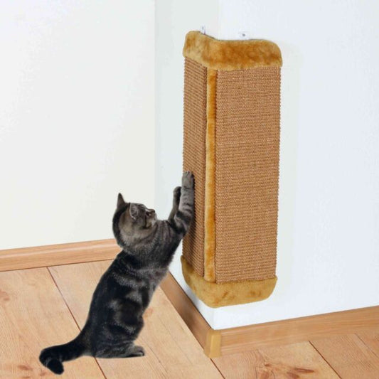 Trixie Scratchung Board for Corners Cat Toy 32 × 60 cm, brown/brown
