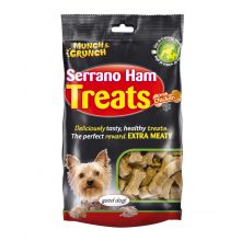 151 Munch & Crunch Serrano Ham & Chicken Dog Treats 175g.