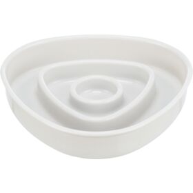 Trixie Slow Feeding Plastic Cat/Dog Bowl 0.35l/15x15cm. grey