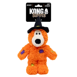 KONG Halloween Wild Knots Witch Bear. Dog Toy Orange Sm/Md