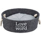 Trixie Lian SmallDog/Cat Round Felt Basket