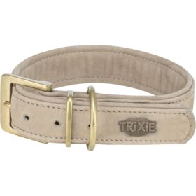 Trixie Pure Leather Dog Collar, extra wide
