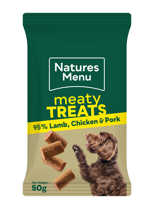 Natures Menu Meaty Dog Treats 50g