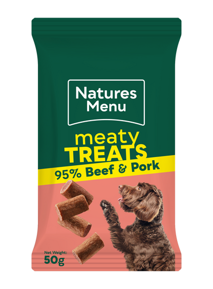 Natures Menu Meaty Dog Treats 50g