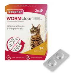 Beaphar WORMclear For Cats. Various Sizes
