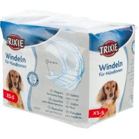 Trixie Diapers For FEMALE Dogs, 12pk