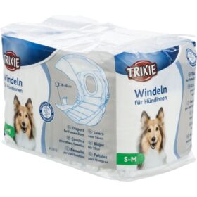 Trixie Diapers For FEMALE Dogs, 12pk