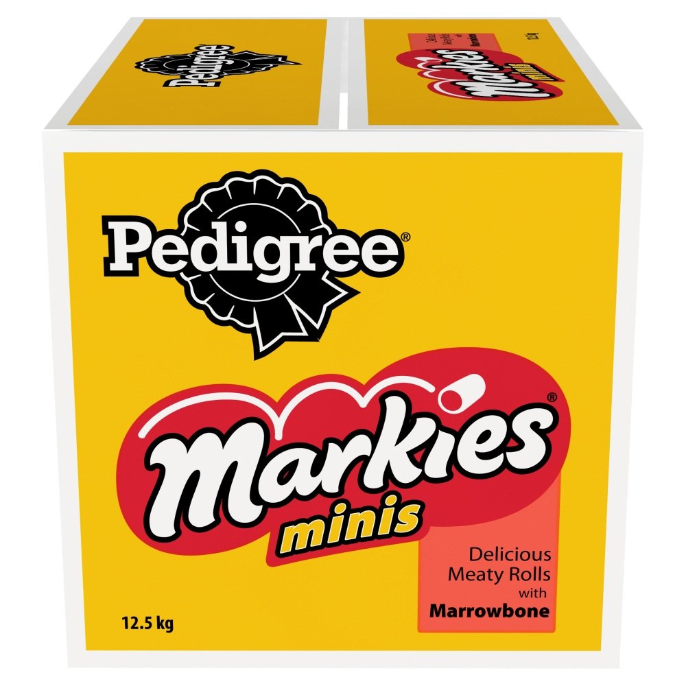 Pedigree Markies Minis packaging on a white background
