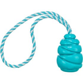 Trixie Super Strong Jumper with rope, Dog Toy. Petrol