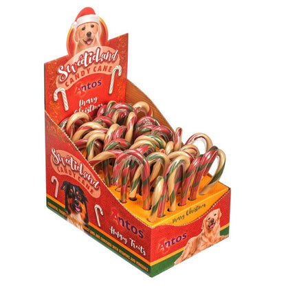 Nova Christmas Candy Canes Dog Treat. Sold Individually