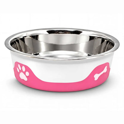ThermaCool Dog Bowl - Hot Pink. X-Large - 1.8L (L 22cm X W 22cm x H 7.50cm)