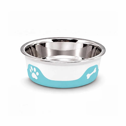ThermaCool Dog Bowl - Azure Blue. arge -  890ml (L 16.5cm X W 16.5cm x H 6cm)