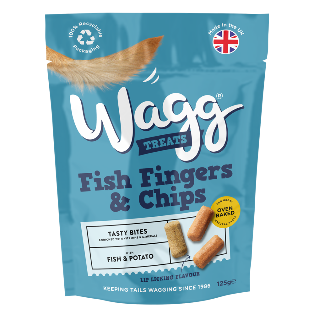 Wagg Fish Fingers and Chips Dog Treats