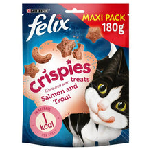 Purina Felix Salmon & Trout Crispies Maxi Pack Cat Treats 180g
