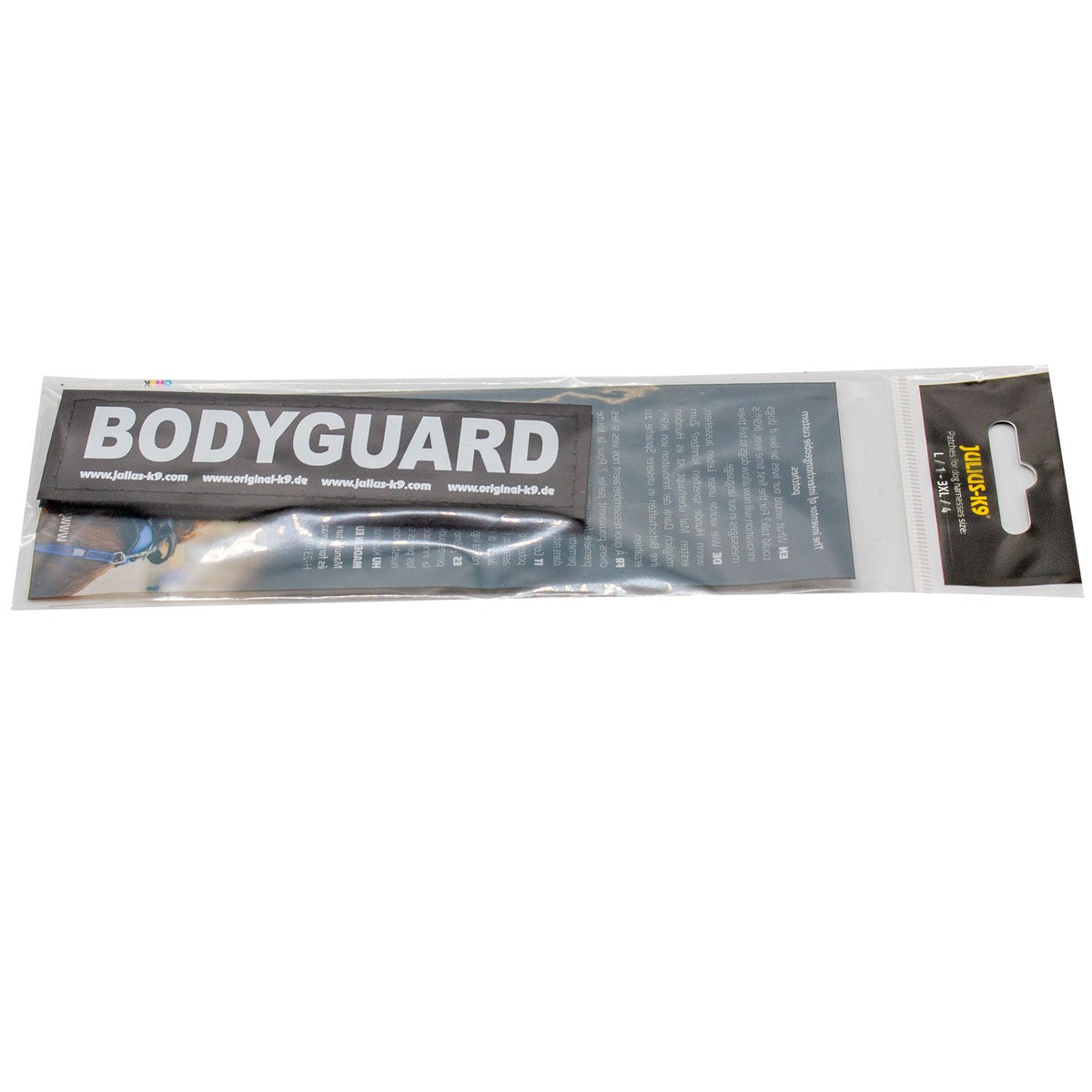 Julius-K9 5282 BODYGUARD Small Reflective Patch 1 Pair