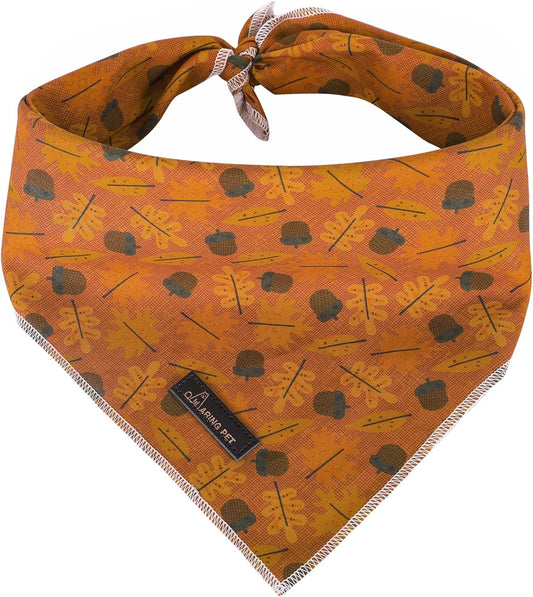 Aring Dog Bandana L maple leaf