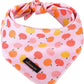 Aring Dog Bandana L pink pumpkin