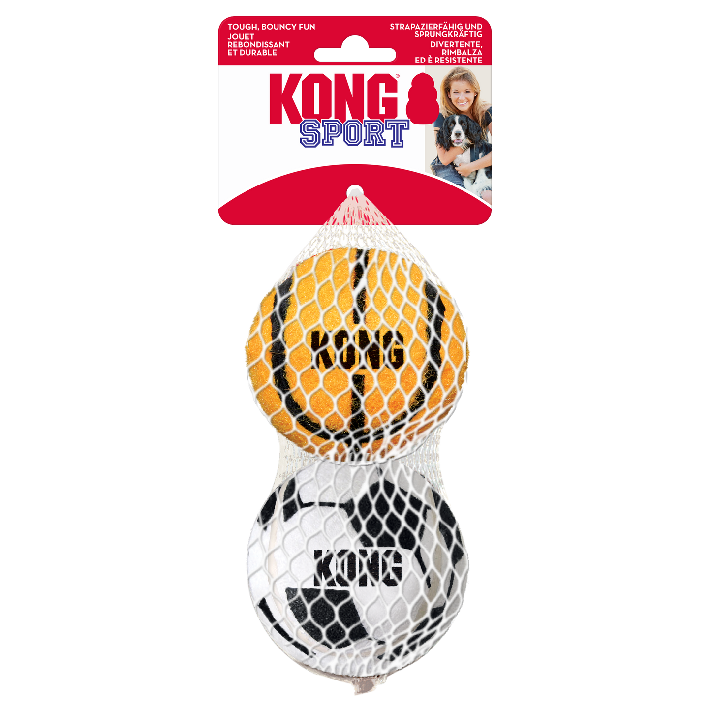 KONG Sport Balls Dog Toy – Assorted – Large