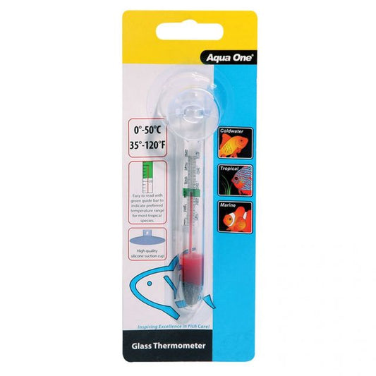 Aqua One Thermometer Glass For Fish Tanks