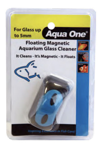 Aqua One Floating Magnet Cleaner for 5mm Glass Tank