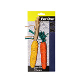 Veggie Rope Carrot/Corn Twin Pack for Small Animals