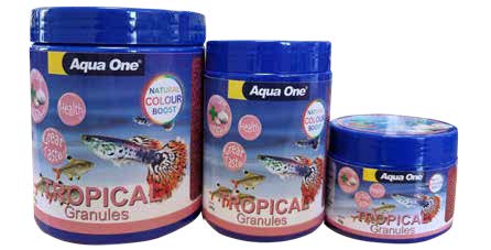Aqua One Tropical Bits with Garlic 45g.