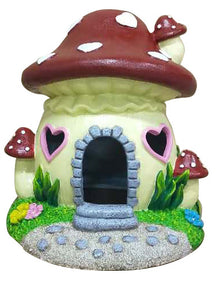 Aqua One Fairy Mushroom House Fish Tank Ornament
