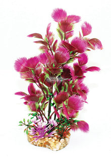 Vibrance- Purple Hotonia with Gravel Base M Aquarium Plant