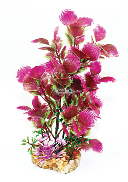 Vibrance- Purple Hotonia with Gravel Base M Aquarium Plant