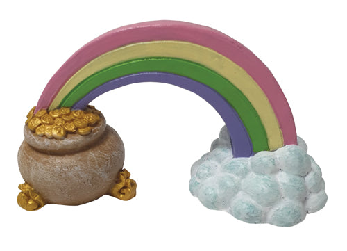 Aqua One Rainbow With Pot Of Gold Fish Tank Ornament