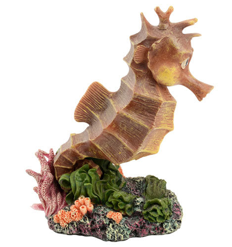 Aqua One Air Operated Sally The Seahorse Fish Tank Ornament 17x7x10cm.