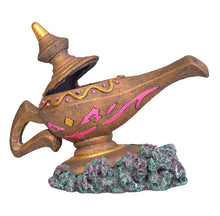 Aqua One Air Operated Magical Genie Wishing Lamp Fish Tank Ornament 14x9x11cm.