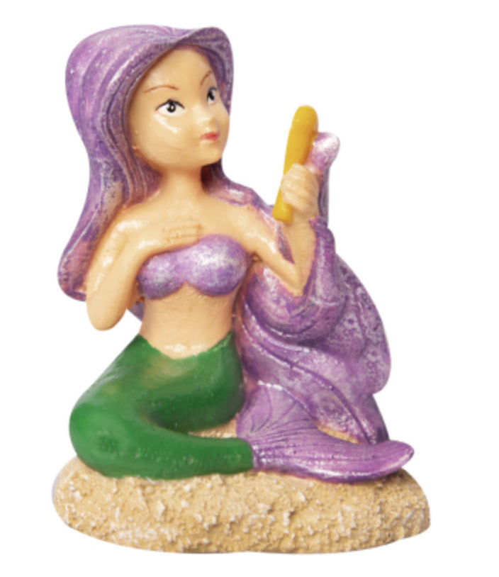 Aqua One Mermaid with Mirroe Fish Tank Ornament
