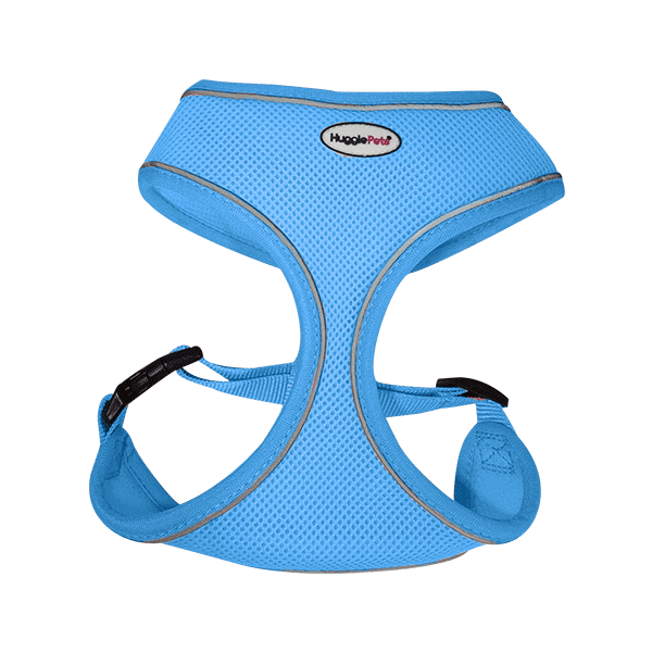 HugglePets Air Mesh Large Blue Dog Harness
