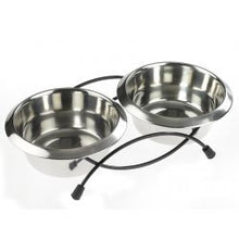 CLASSIC Twin Feed & Dishes, Double Dog Bowls
