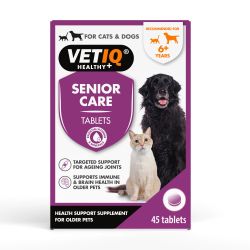 VETIQ Senior Care Supplement for Cats & Dogs 45 tablets