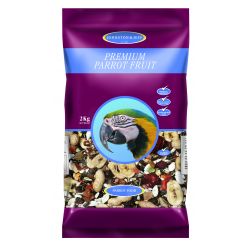 Johnson & Jeff Premium Parrot Fruit Mix 2kg. Parrot Food