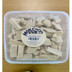 Monster White Chocolate Fish & Chips Dog Treat sold singly