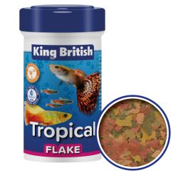 King British Tropical Fish Flake Food 12g.