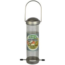 Supa Nut Feeder for Wild Birds Stainless Steel 8"