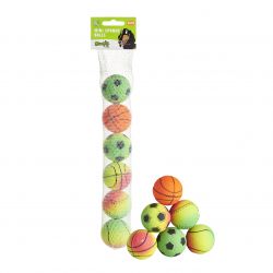 Mini Sponge Balls pack of 6 Dog Toys