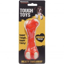 Tough Toys Small Bone Chicken Flavour Dog Toy